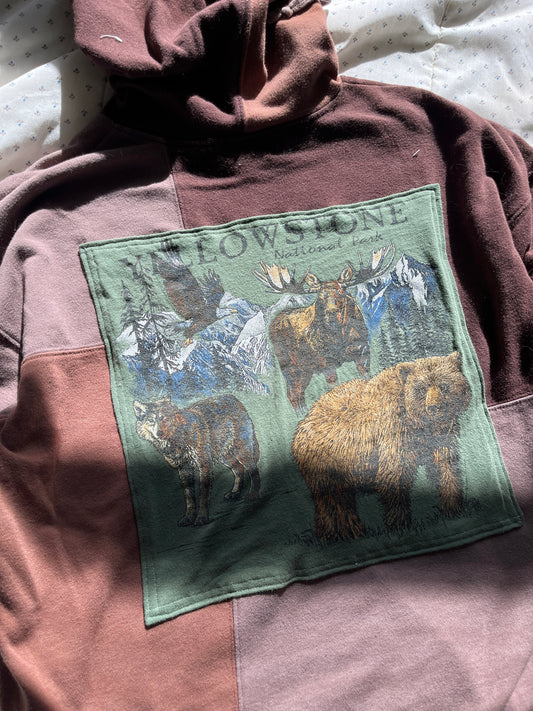 Yellowstone Patchwork Upcycle Size M