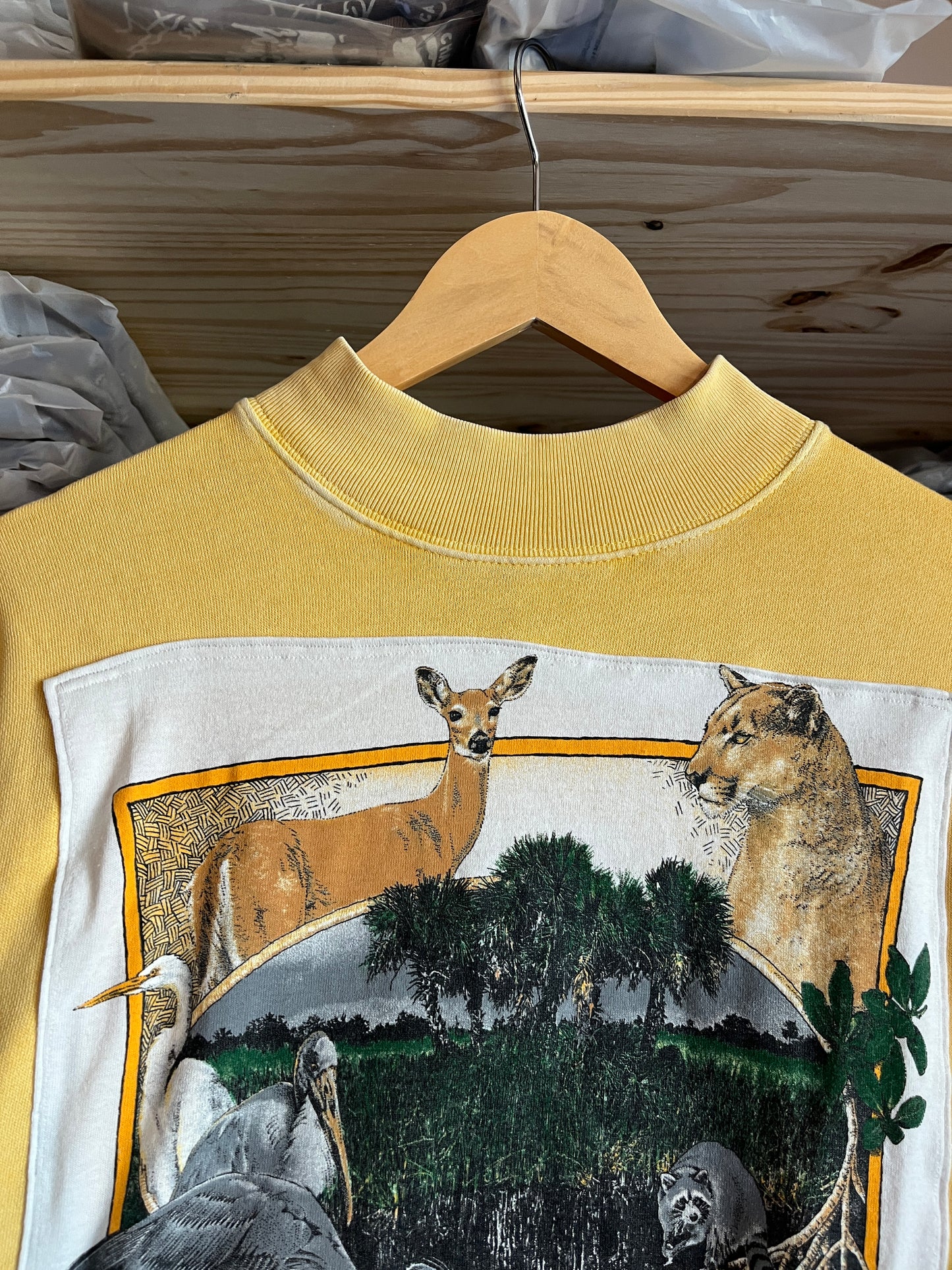 Everglades Mock Neck Upcycle Size XS