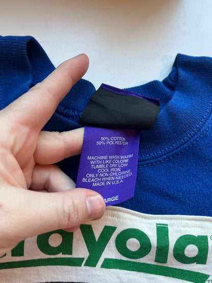 Crayola Crewneck Upcycle Size XL