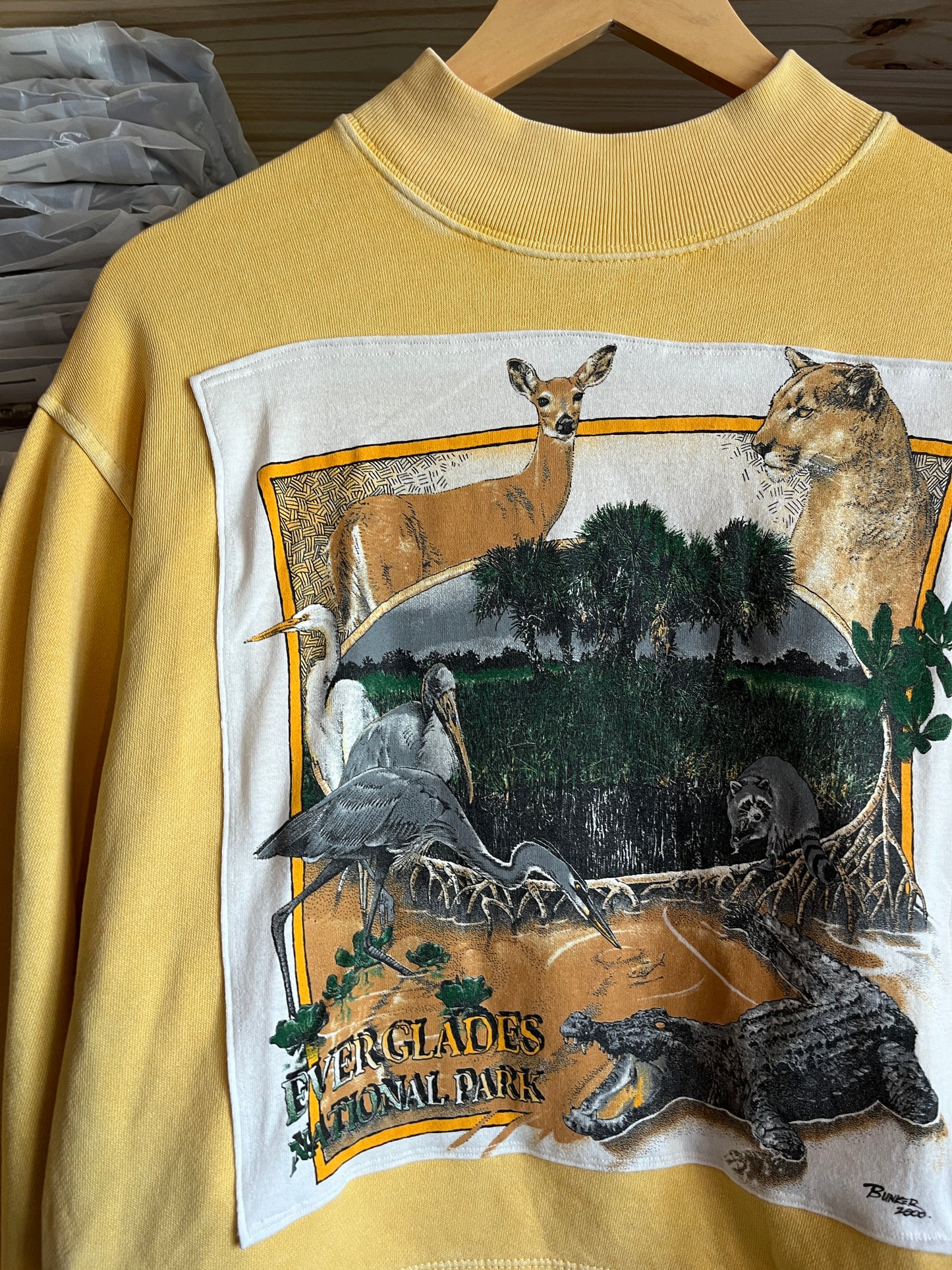 Everglades Mock Neck Upcycle Size XS