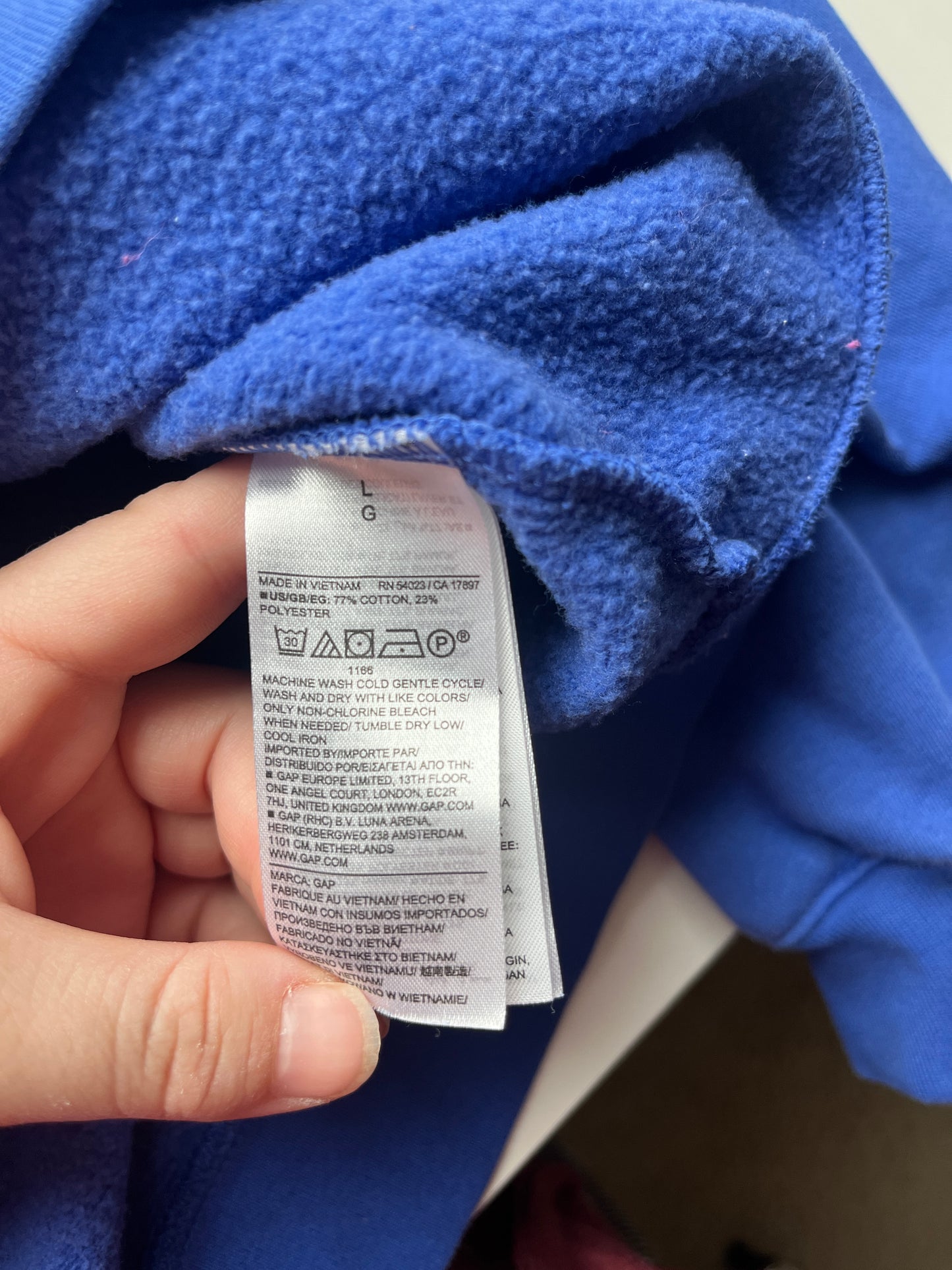 Blue Horse Upcycle Size L