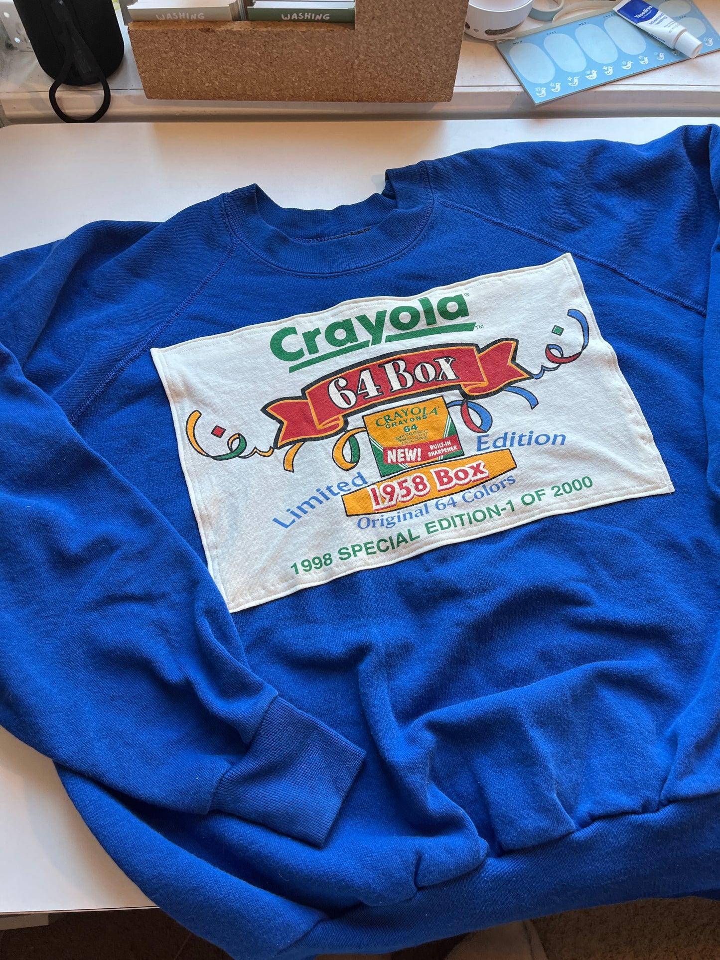 Crayola Crewneck Upcycle Size XL