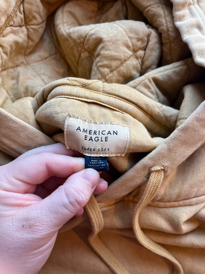 Earth Day Hoodie Upcycle Size L