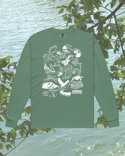 Pennsylvania Nature Checklist Long-Sleeve Shirt