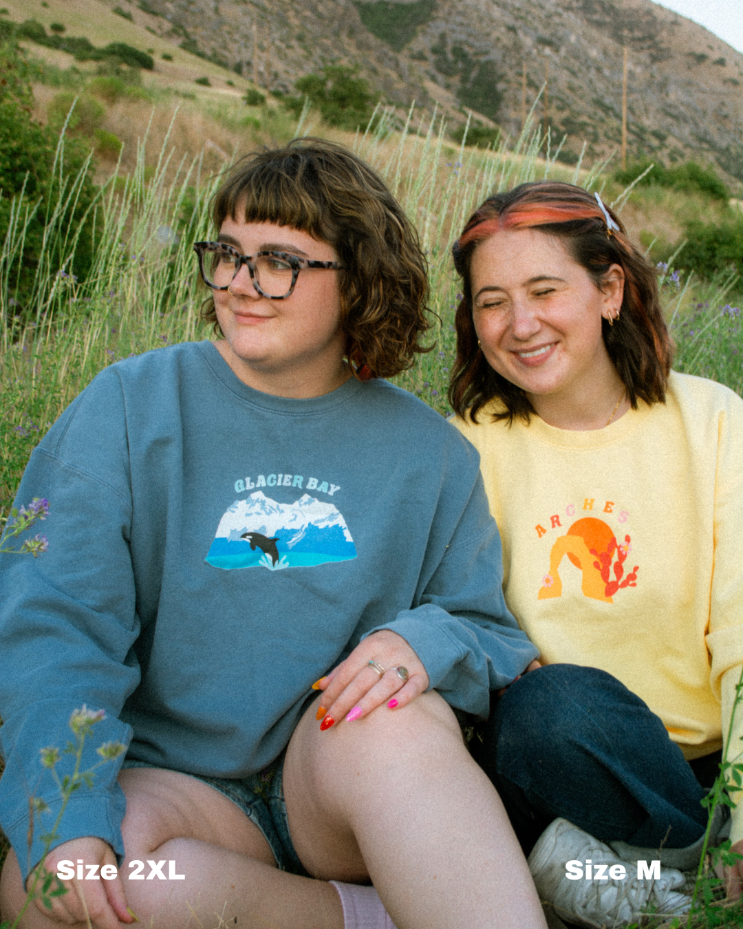 Glacier National Park Printed Sweatshirt