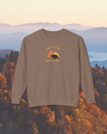 Great Smoky Mountains National Park Bear Printed Sweatshirt