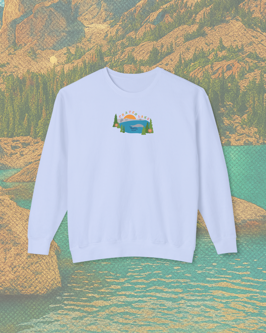 Crater Lake National Park Printed Sweatshirt
