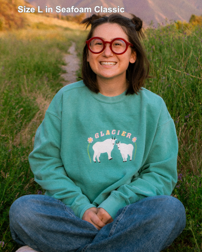 Glacier National Park Printed Sweatshirt