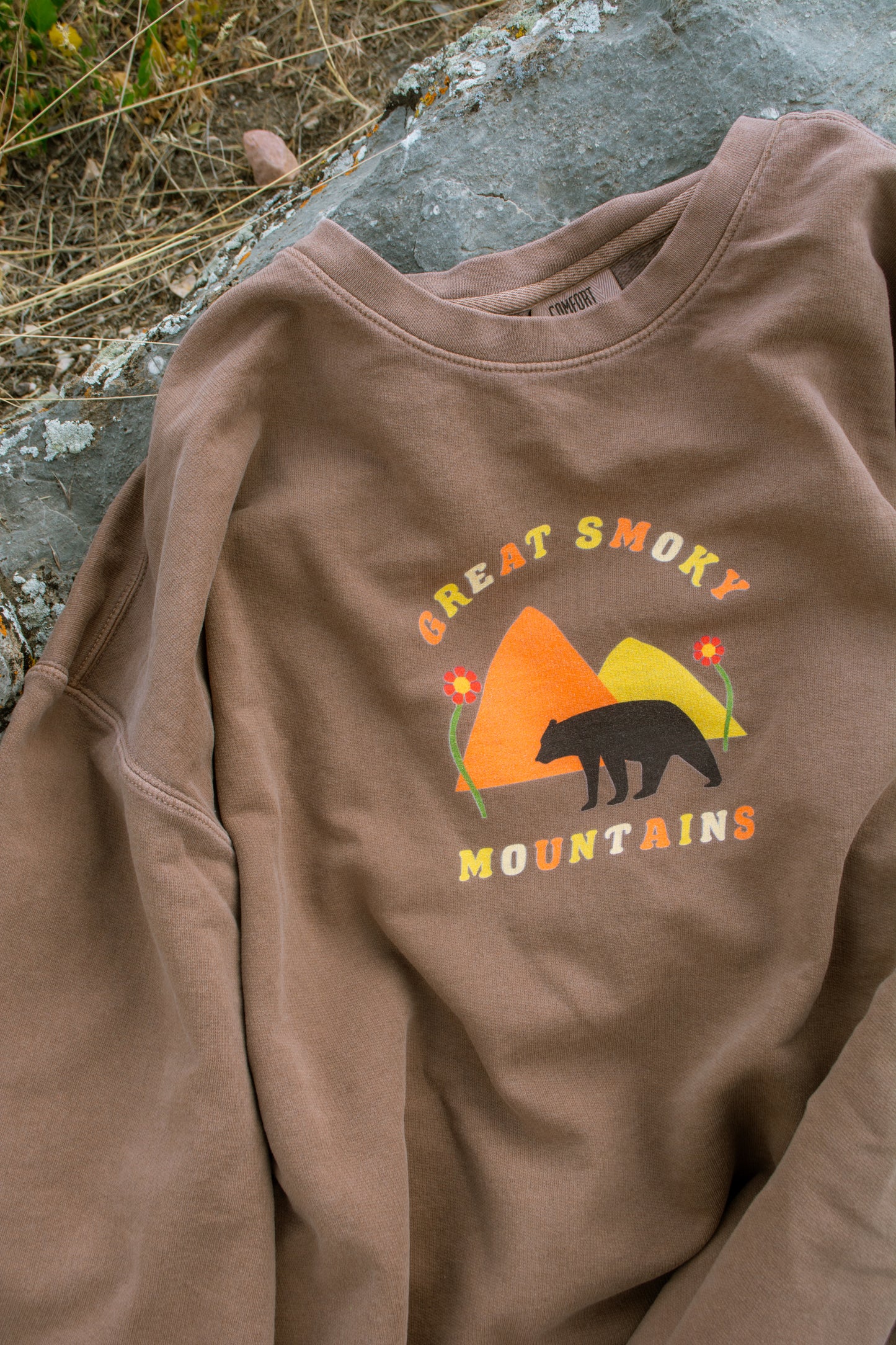 Great Smoky Mountains National Park Bear Printed Sweatshirt