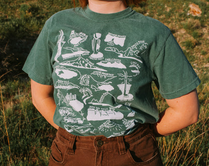 Oregon Nature Checklist T-Shirt