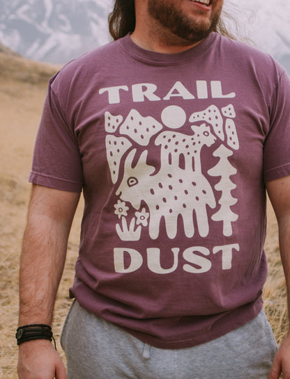 Traildust Cream Logo Tee