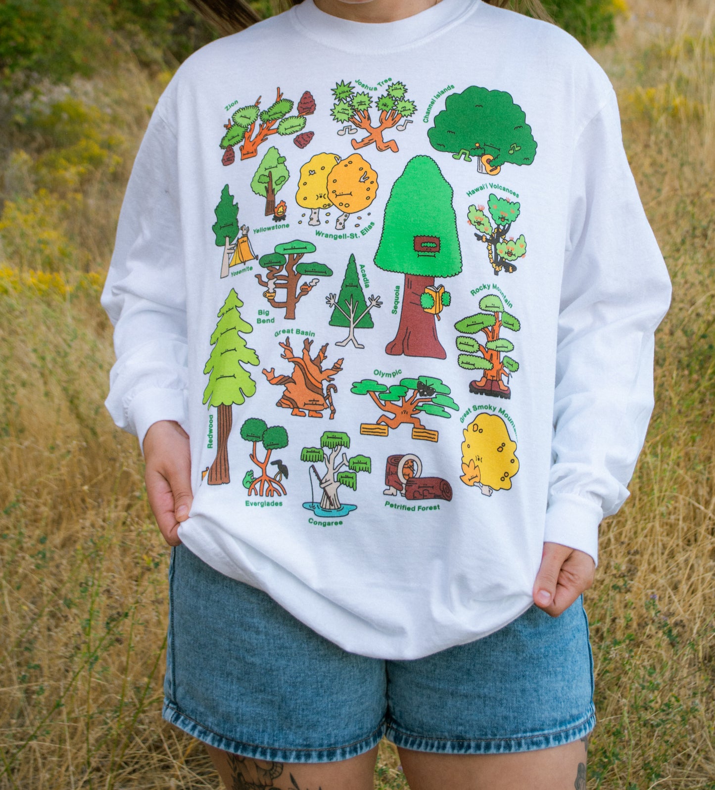 Roots: Native Trees of the National Parks Unisex Long Sleeve T-Shirt