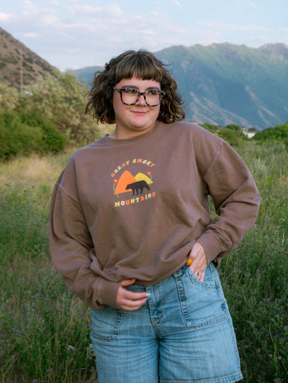 Great Smoky Mountains National Park Bear Printed Sweatshirt