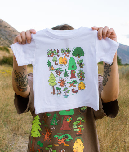 Roots: Native Trees of the National Parks Unisex Baby Short Sleeve Tee