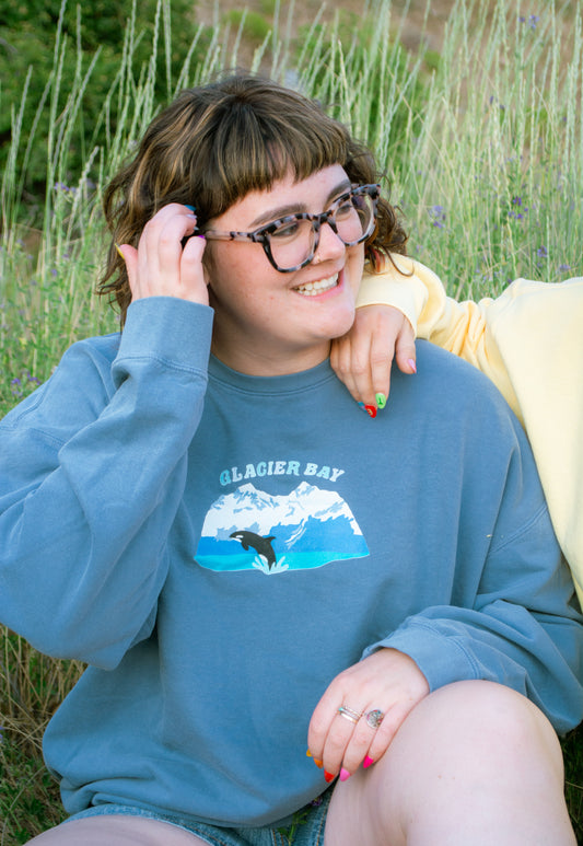Glacier Bay National Park Printed Sweatshirt