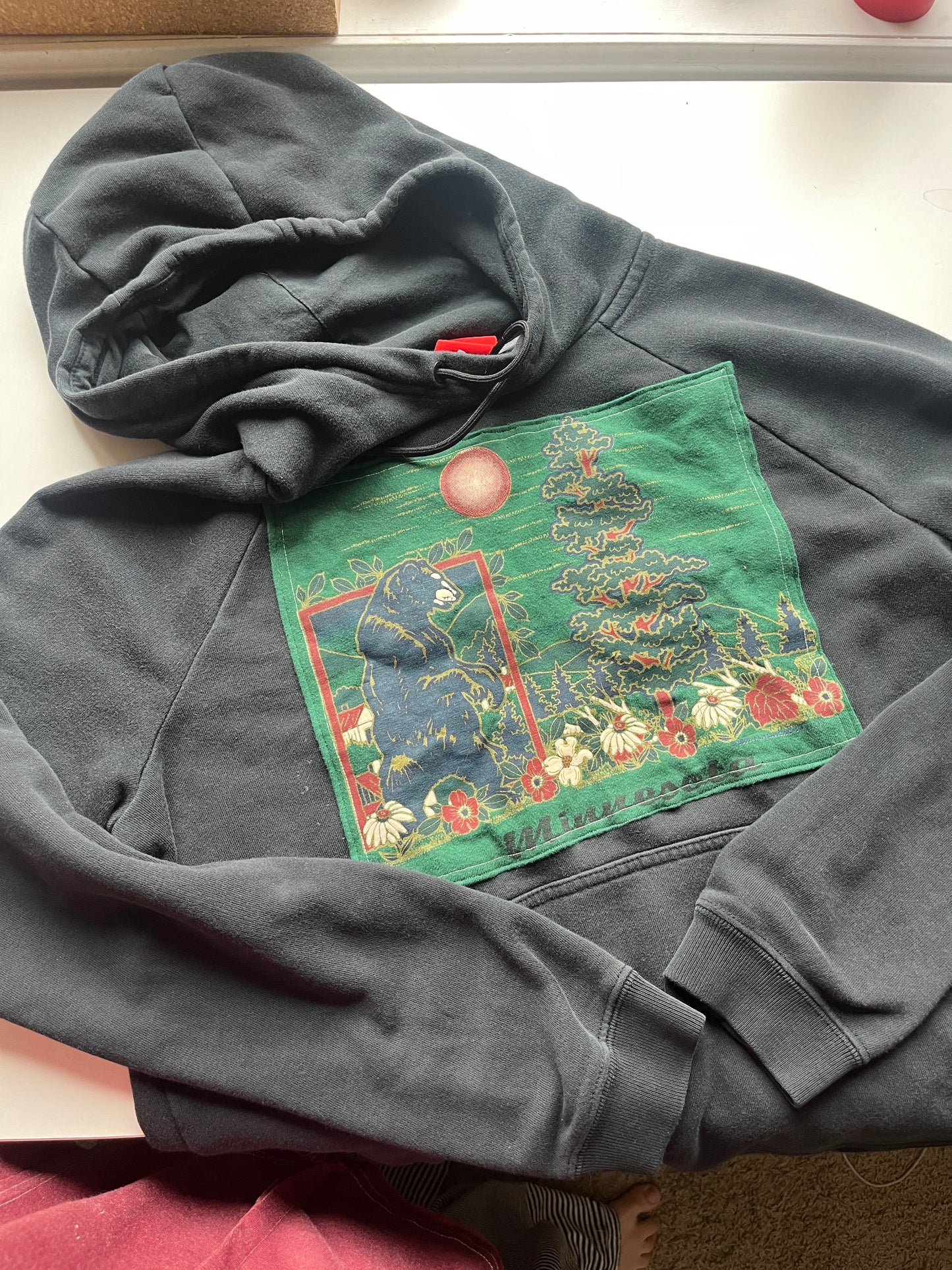 Minnesota Bear Nike Hoodie Upcycle Size S