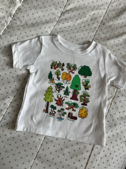 Roots: Native Trees of the National Parks Unisex Baby Short Sleeve Tee