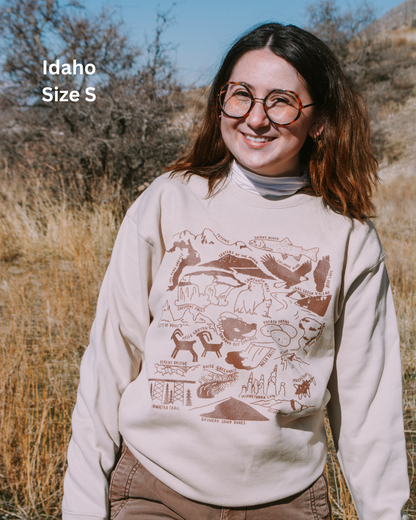 Northern California State Nature Long-Sleeve Unisex Sweatshirt