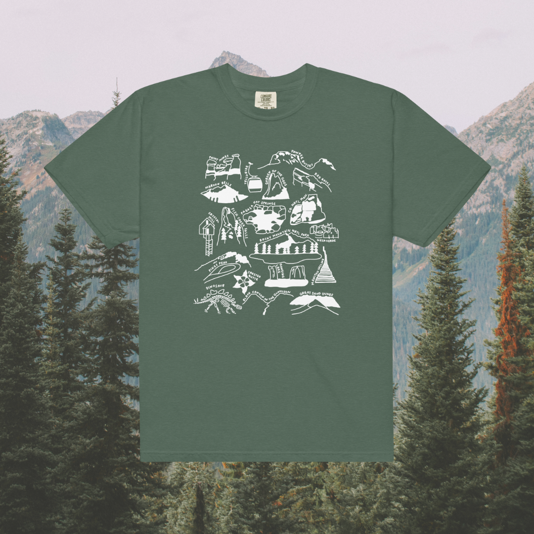 Colorado Nature Checklist T-Shirt
