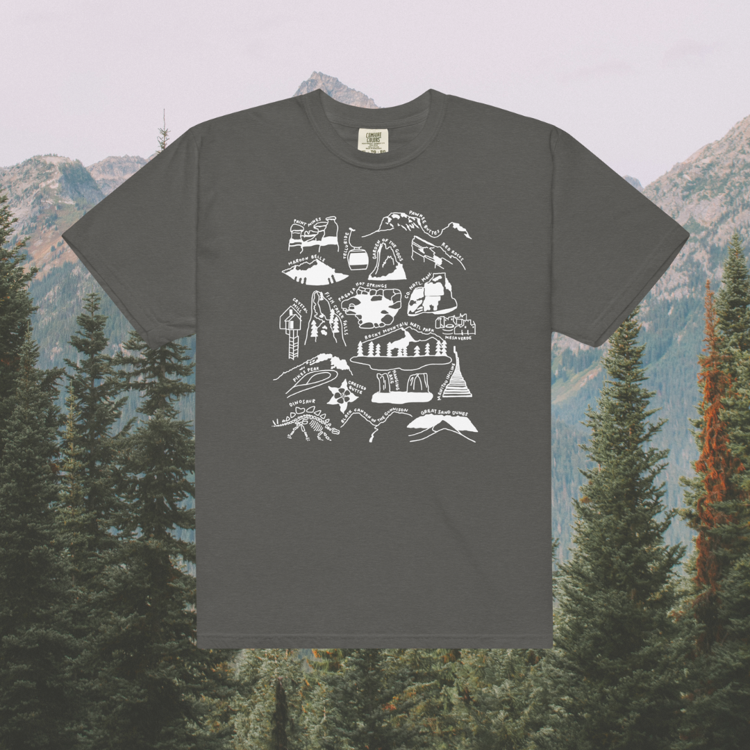 Colorado Nature Checklist T-Shirt