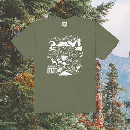 Idaho Nature Checklist T-Shirt