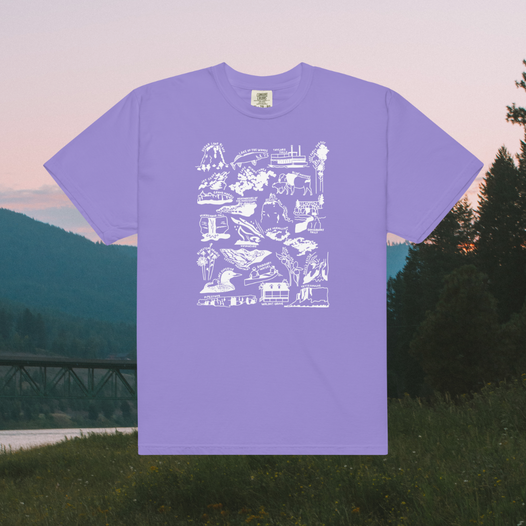 Minnesota Nature Checklist T-Shirt