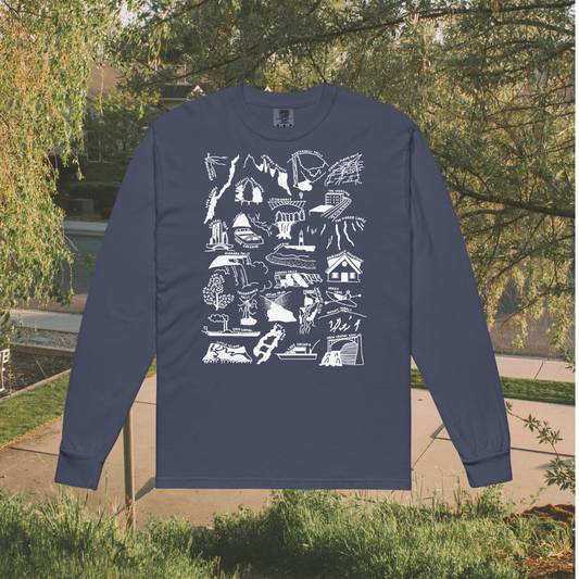 New York Nature Checklist Long-Sleeve Shirt