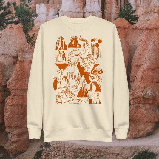 Utah State Nature Long-Sleeve Unisex Sweatshirt