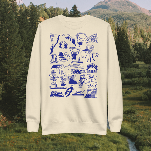 New York State Nature Long-Sleeve Unisex Sweatshirt