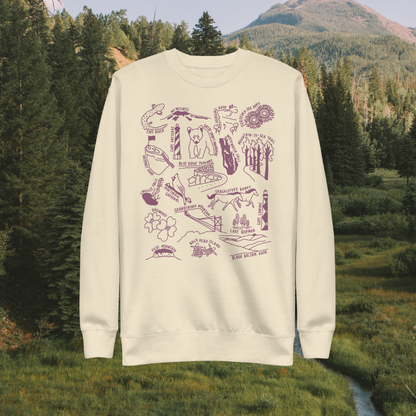 North Carolina State Nature Long-Sleeve Unisex Sweatshirt