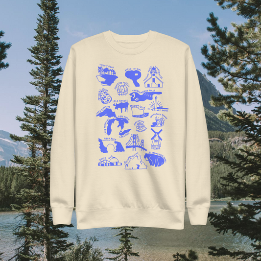 Michigan State Nature Long-Sleeve Unisex Sweatshirt
