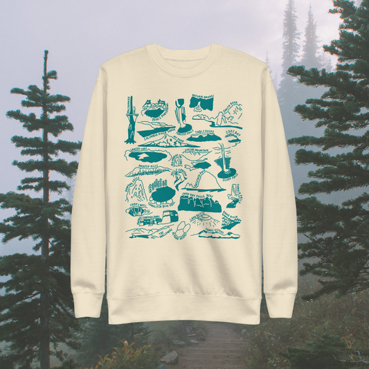 Oregon State Nature Long-Sleeve Unisex Sweatshirt