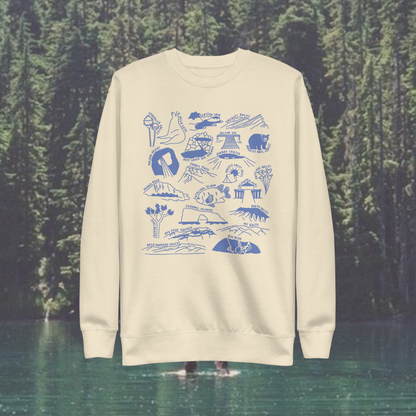 Southern California State Nature Long-Sleeve Unisex Sweatshirt