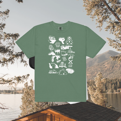 Michigan Nature Checklist T-Shirt