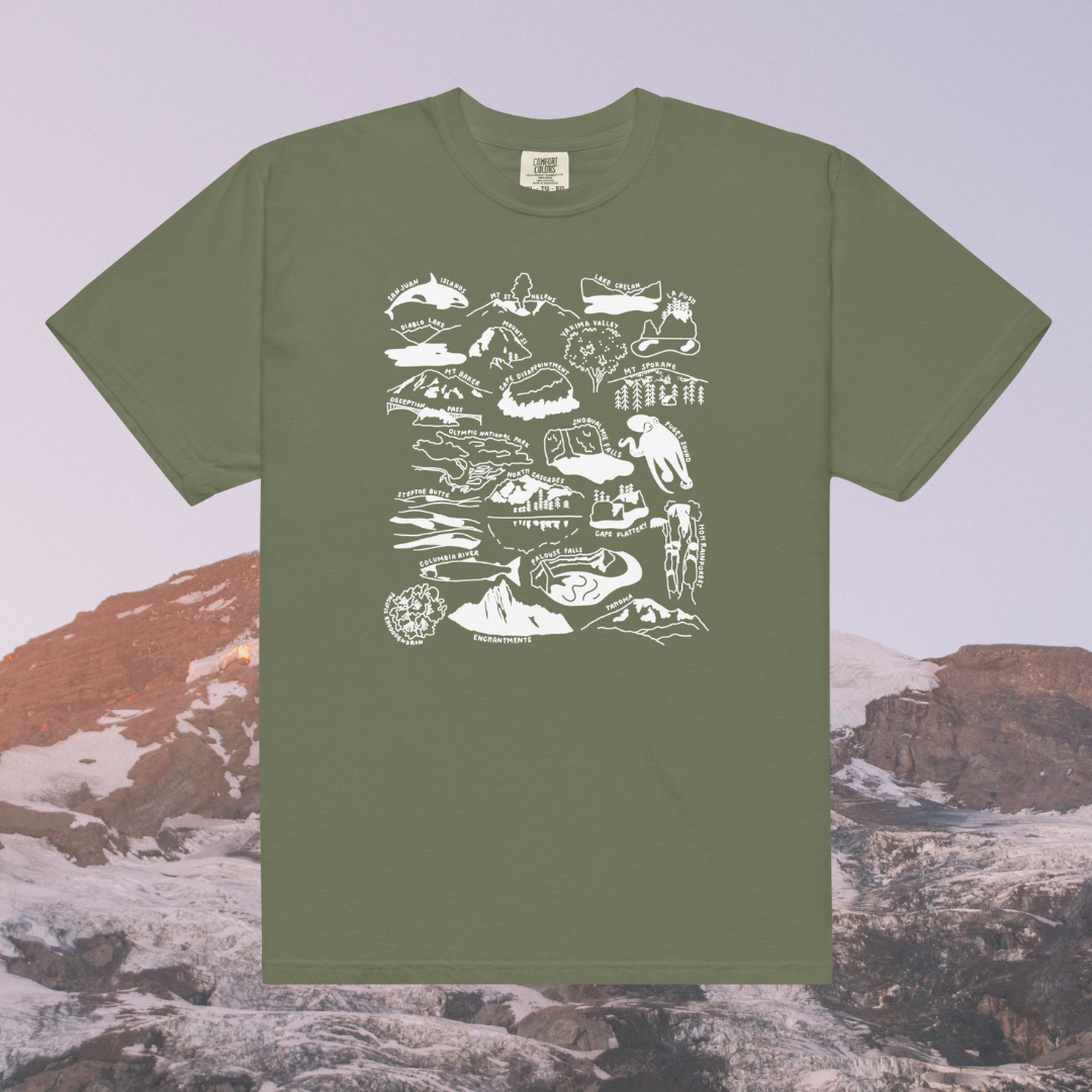 Washington Nature Checklist T-Shirt