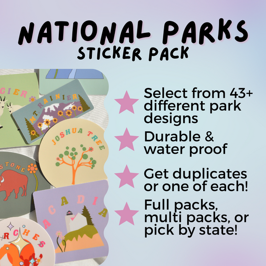 National Parks Sticker Pack