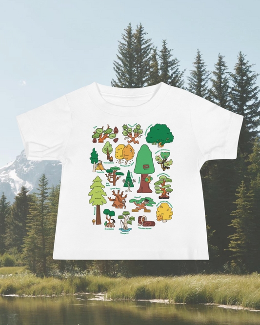 Roots: Native Trees of the National Parks Unisex Baby Short Sleeve Tee
