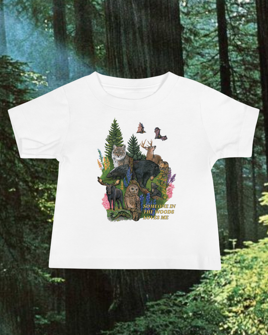 Someone in the Forest Loves Me Toddler Tee