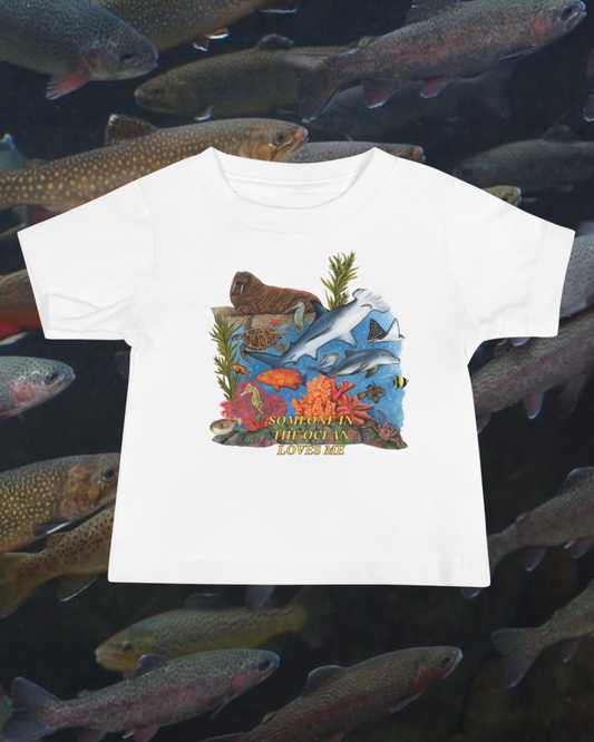 Someone in the Ocean Loves Me Toddler Tee